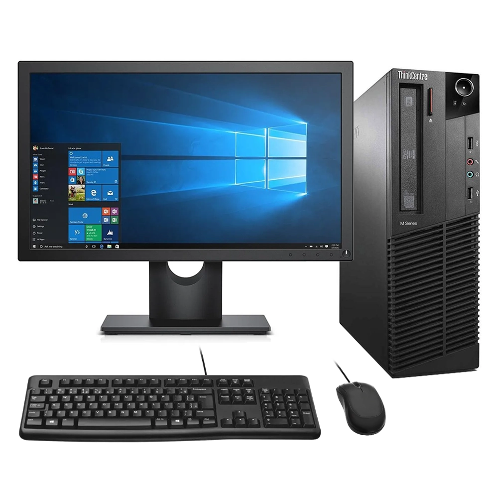 Computador Completo Lenovo i5 2°geração Ram 8GB SSD 240GB Monitor 18,5" Teclado e Mouse Windows 10 Imagem 1